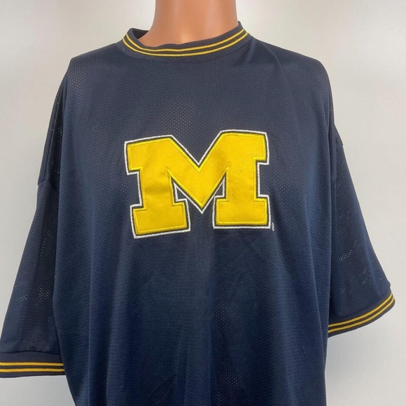 J Plus - University of Michigan Vintage Jersey - Size XXL - Picture 1 of 4